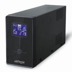 Energenie UPS with USB and Lcd Display 1200 VA Black, EG-UPS-033