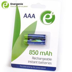 Energenie Ready To Use Rechargeable Batteries Aaa 850Mah 2PCs/Pack, EG-BA-AAA8R-01