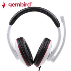 Gembird Stereo Headset Glossy White, MHS-001-GW