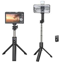 Lamtech 2In1 Bluetooth Gimbal for ACtion Cams and Smartphones, LAM111733