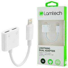 Lamtech Dual Lightning Adapter 4 In 1 2A, LAM020731