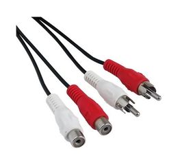 LANCOM καλώδιο 2x RCA M-F 3m, AV205-22N-3