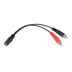 Καλώδιο Stereo Jack 3.5mm - 2xRCA F-M 20cm, DM-2906