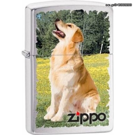 Zippo 200 Labrador Golden Retriever Design