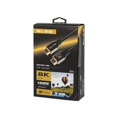 Καλώδιο HDMI PREMIUM 8K 2.1V 3m BLOW, DM-92-648