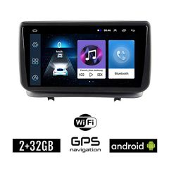 RENAULT CLIO (2005-2011) Android οθόνη αυτοκίνητου 2GB με GPS WI-FI (ηχοσύστημα αφής 9" ιντσών OEM Youtube Playstore MP3 USB Radio Bluetooth Mirrorlink εργοστασιακή, 4x60W, AUX)