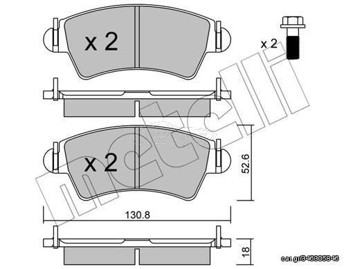 ΣΕΤ ΤΑΚΑΚΙΑ METELLI 22-0313-1