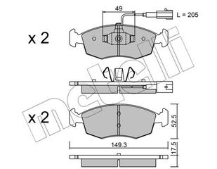 ΣΕΤ ΤΑΚΑΚΙΑ METELLI 22-0274-4