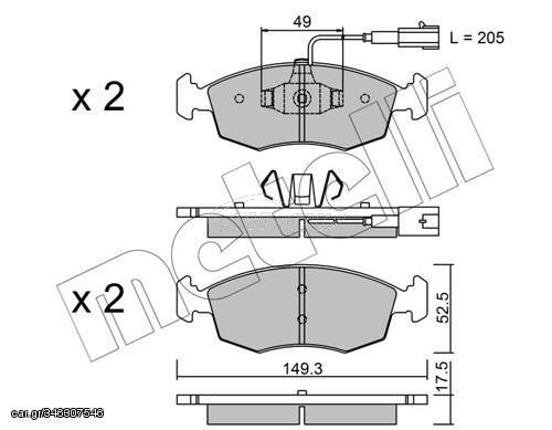 ΣΕΤ ΤΑΚΑΚΙΑ METELLI 22-0274-4