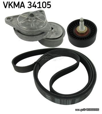 ΣΕΤ ΤΕΝΤΩΤΗΡΩΝ-ΙΜΑΝΤΩΝ POLY-V SKF VKMA 34105