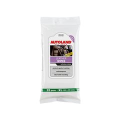 Καθαριστικά μαντηλάκια για δέρμα Leather care wipes XL 25pcs Autoland AutoEuro