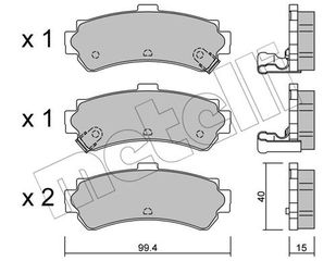 ΣΕΤ ΤΑΚΑΚΙΑ METELLI 22-0403-0