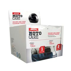 Μαντηλάκια καθαρισμού κράνους MOTO CARE helmetand visor cleaning tissues /wet and dry/ Autoland AutoEuro