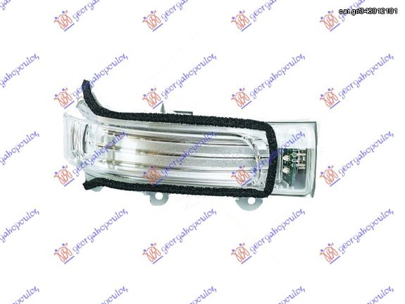 ΦΛΑΣ ΠΛΑΙΝΟ ΚΑΘΡΕΦΤΗ LED (Ε) για TOYOTA AURIS 10-12 για TOYOTA AURIS 10-12