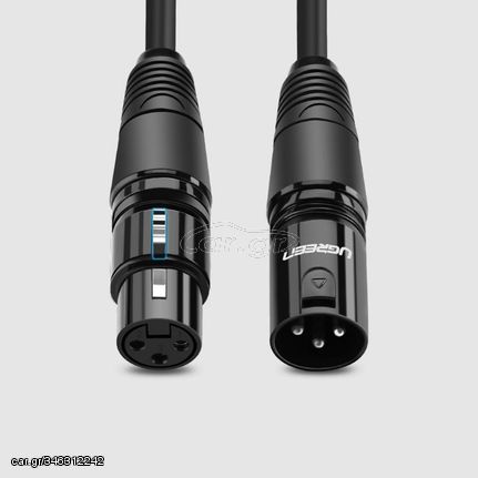 Ugreen Cable XLR female / XLR male - XLR female Μαύρο (AV130) (UGRAV130)