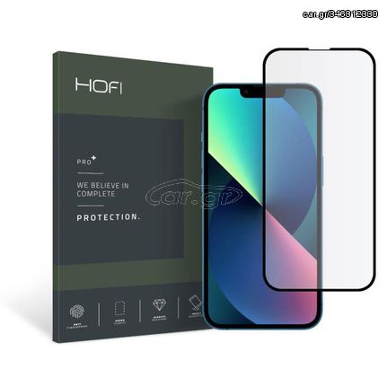 Tempered Glass Full Face Hofi Pro+ Apple iPhone 13/ 13 Pro Μαύρο (1 τεμ.)