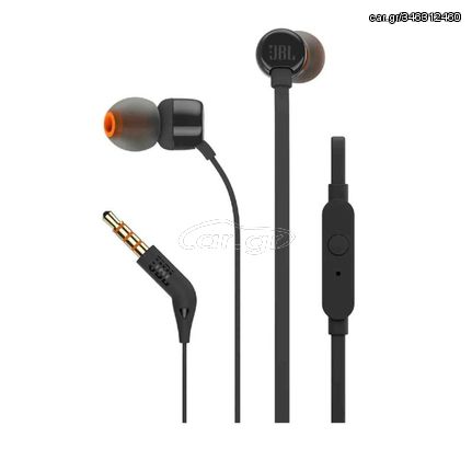 Hands Free Stereo JBL Tune T160 3.5mm Μαύρο