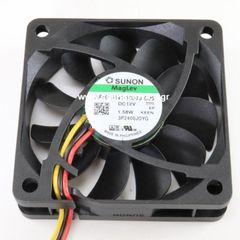 ΑΝΕΜΙΣΤΗΡΑΣ 12V DC 60x60x15mm 3-C 0.13A 1.58W 45m3/h 34dBA SUNON