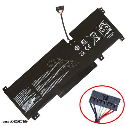 Μπαταρία Laptop - Battery για MSI Sword 15 A11U A11UD A11UE Katana GF66 12Ux Pulse GL66 GL76 12Ux GL66 11UEK-016AU BTY-M492 11.4V 52Wh 4562mAh με καλωδιοταινία 8pins ( Κωδ.1-BAT0726 )