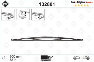 ΜΑΚΤΡΟ ΥΑΛΟΚΑΘΑΡΙΣΤΗΡΑ SWF  132801 81.26440-0033 A0008207145 SWF 132801 0008207145 8207145 A0008207145 42314796 81264400033