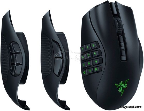 Razer NAGA V2 Pro - Wireless Modular MMO Gaming Mouse- 30K DPI Optical Sensor - 300Hr Battery