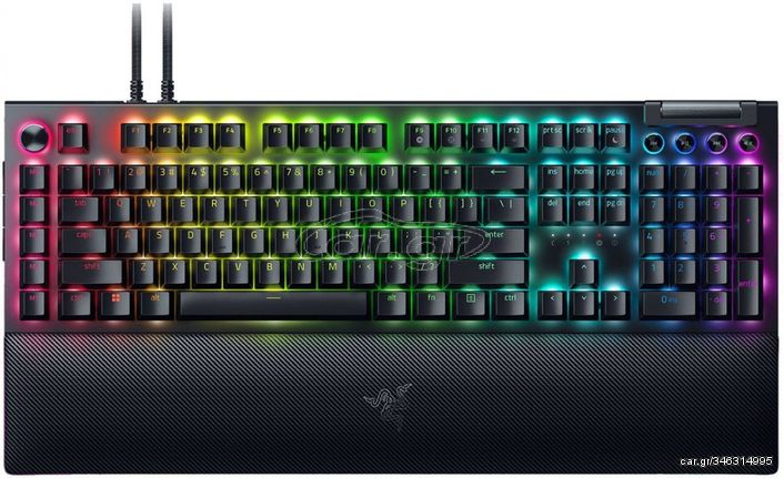 Razer BLACKWIDOW V4 PRO - Gaming Mechanical RGB Keyboard -  Yellow Silent Switches - Macros