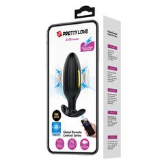 Pretty Love JEFFERSON Vibrating Electro Butt Plug BLACK-thumb-6