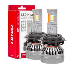 Amio - ΛΑΜΠΕΣ H7-6 9>48V 6.500K 4.500lm 50W HP SERIES LED CAN-BUS ΜΕ ΨΥΚΤΡΑ - 2 Τεμ. (03676/AM)