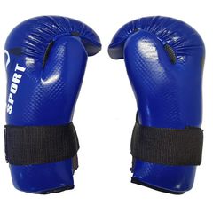 Pointfighting Γάντια Olympus Μπλε Καρμπόν Ίνες PU-thumb-2