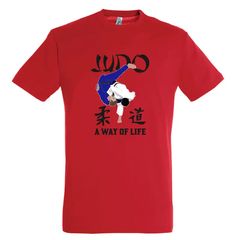 T-shirt JUDO Κόκκινο Βαμβακερό A Way of Life