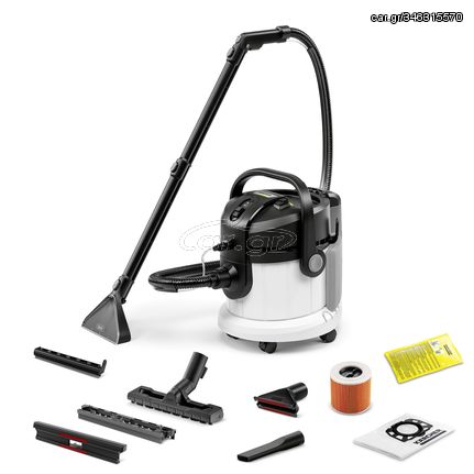 Karcher SE 4 Σκούπα Υγρών / Στερεών 1400W με Κάδο 4lt - Πληρωμή και σε εως 12 δόσεις