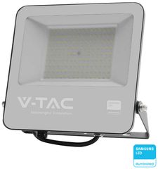 V-TAC Προβολέας LED SMD 100W 11480lm 135lm/W 115° IP65 Samsung Chip PRO-SERIES SUPER BRIGHT Μαύρο Σώμα Γκρι Γυαλί Ψυχρό Λευκό 8847