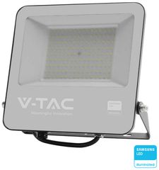 V-TAC Προβολέας LED SMD 100W 11480lm 135lm/W 115° IP65 Samsung Chip PRO-SERIES SUPER BRIGHT Μαύρο Σώμα Γκρι Γυαλί Ψυχρό Λευκό 8847