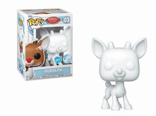 Funko Pop! Rudolph The Red-Nosed Reindeer - Rudolph (DIY) (White) (Special Edition) 03 Vinyl Figure
