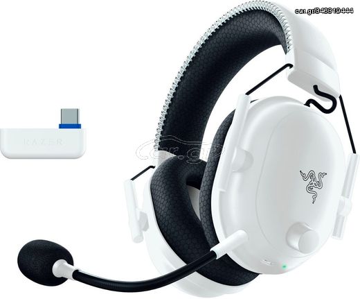 Razer BLACKSHARK V2 PRO White For PLAYSTATION  – Wireless – 70h Battery – 2.4GHz/BT