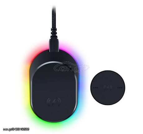 Razer MOUSE DOCK PRO - 4K Polling Rate - Magnetic Wireless Charging - Anti-Slip Base - Chroma RGB