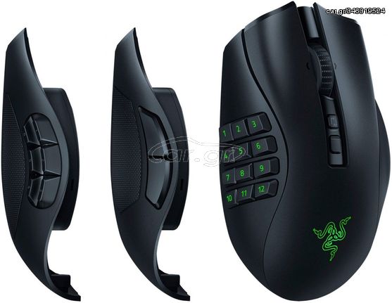 Razer NAGA V2 Pro - Wireless Modular MMO Gaming Mouse- 30K DPI Optical Sensor - 300Hr Battery