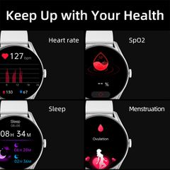 QCY GT S8 Smartwatch - Μαύρο-thumb-2