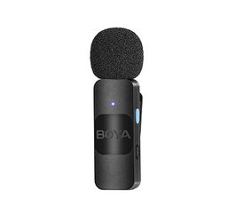 BOYA BY-V10 Wireless Lavalier Microphone for Android Mini Lapel USB-C connection-thumb-3