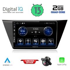 MEGASOUND - DIGITAL IQ BXH 3769_CPA (10inc) MULTIMEDIA TABLET for VW TOURAN mod. 2016>