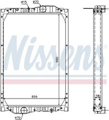 ΨΥΓΕΙΟ ΝΕΡΟΥ CITYLINER NISSENS  69604A 11009035 69604A