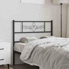 vidaXL Ανταλλακτικό κεφαλάρι Μαύρο 75 εκ. Μεταλλικό
