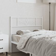 vidaXL Ανταλλακτικό κεφαλάρι Λευκό 75 εκ. Μεταλλικό
