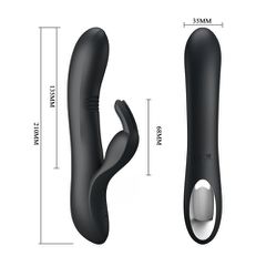 Pretty Love DYLAN Rabbit Vibrator BLACK-thumb-7