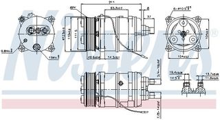 ΚΟΜΠΡΕΣΕΡ A C NISSENS  899919 51779707004 51779707006 899919 43555129 51779707004 51779707006