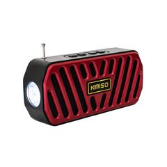 Ασύρματο ηχείο Bluetooth με φακό LED - KMS-05A - 885864 - Red