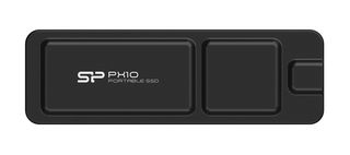 SILICON POWER εξωτερικός SSD PX10, 1TB, USB 3.2, 1050-1050MB/s, μαύρος