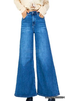 Wide Leg Jeans With Relaxed Fit Γυναικείο - CIV1229L