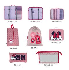 MINNIE - Suitcase Organizers - 8 pc.-thumb-1