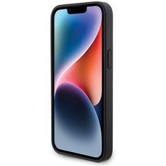 BMW Leather Carbon case for iPhone 15 Pro Max - black-thumb-4